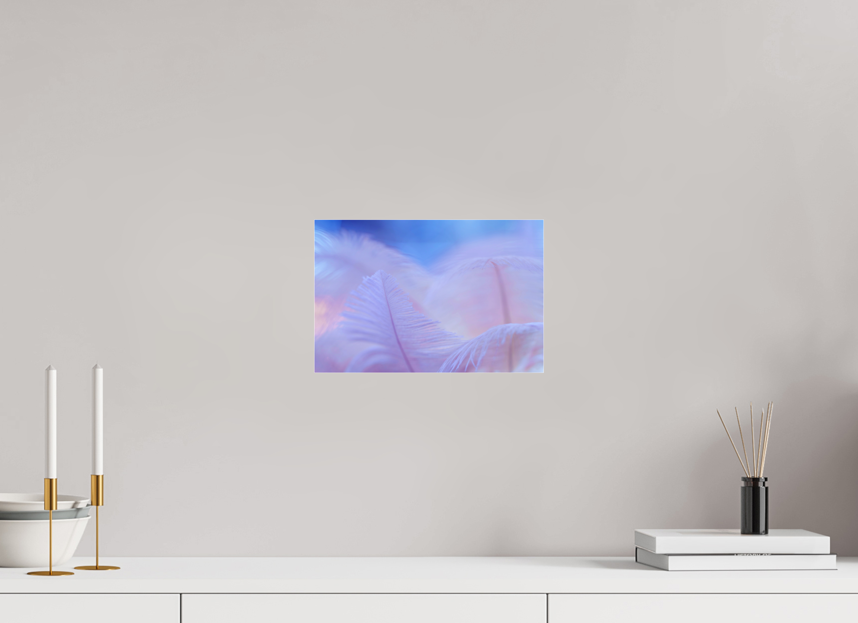 30 x 20 cm, Photo Print Under Acrylic Glass Light as a feather