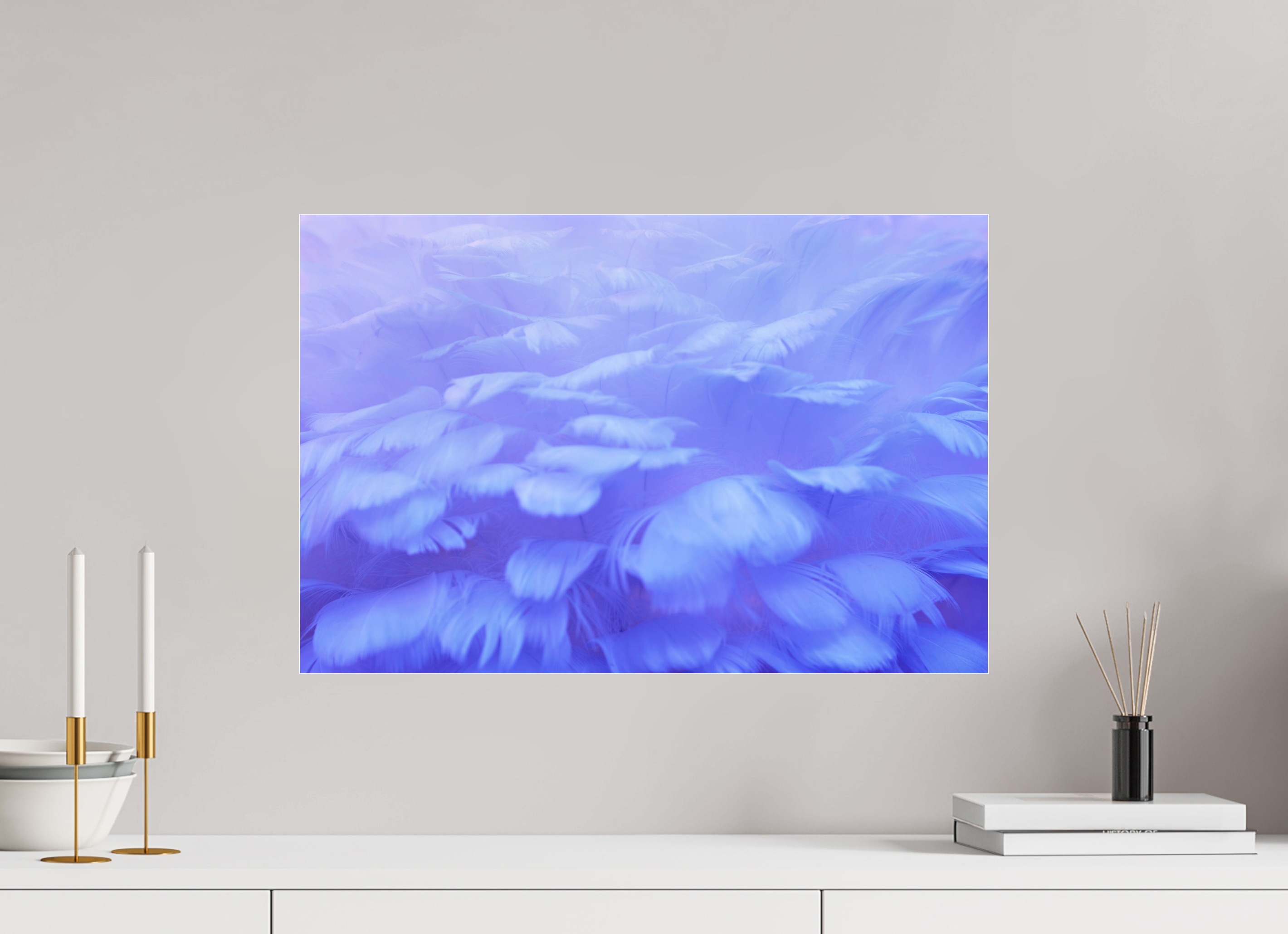 60 x 40 cm, Photo Print Under Acrylic Glass Soft Wings
