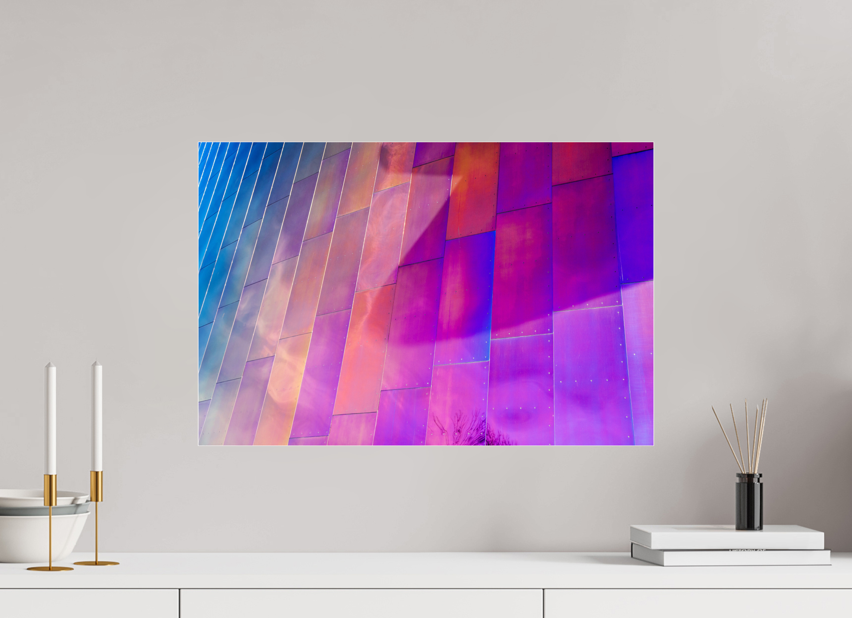 60 x 40 cm, Photo Print Under Acrylic Glass Chromatic Dream