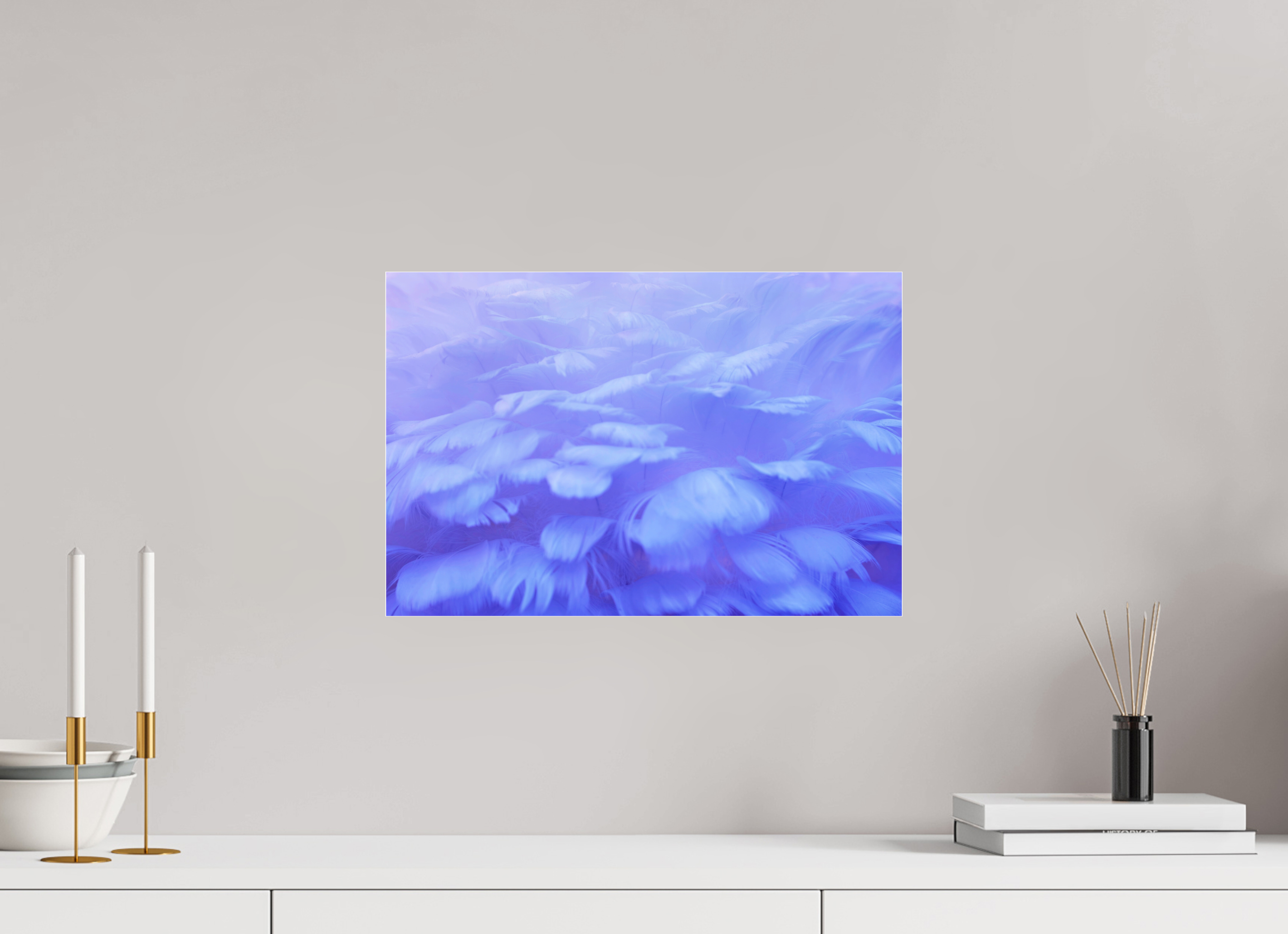 45 x 30 cm, Photo Print Under Acrylic Glass Soft Wings